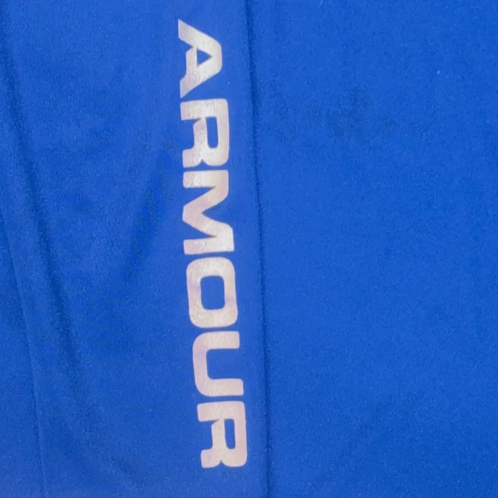 Under Armour Fish Royal Cobalt Blue Long Sleeve Kids Tee